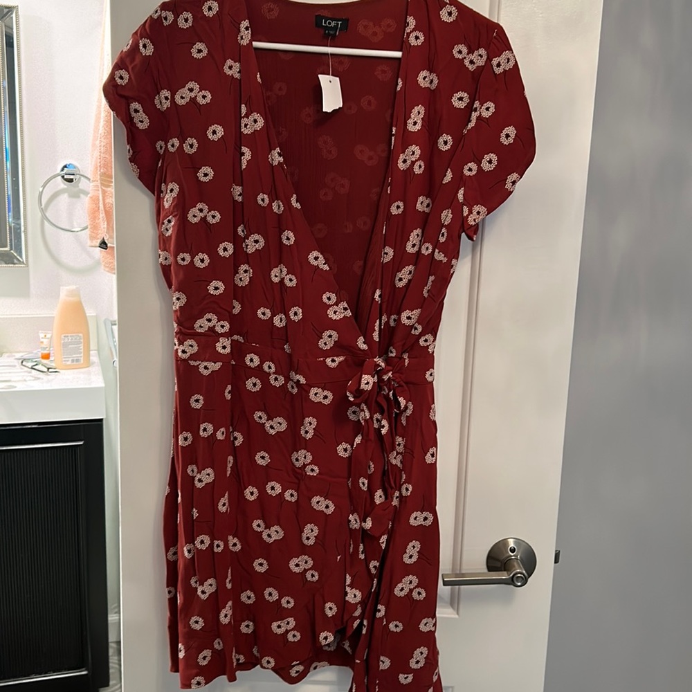 Wrap skort . Light fabric size 6